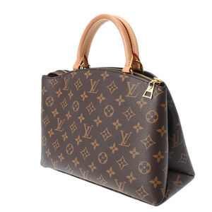 Louis Vuitton Handbag Canvas Monogram Brown Palais